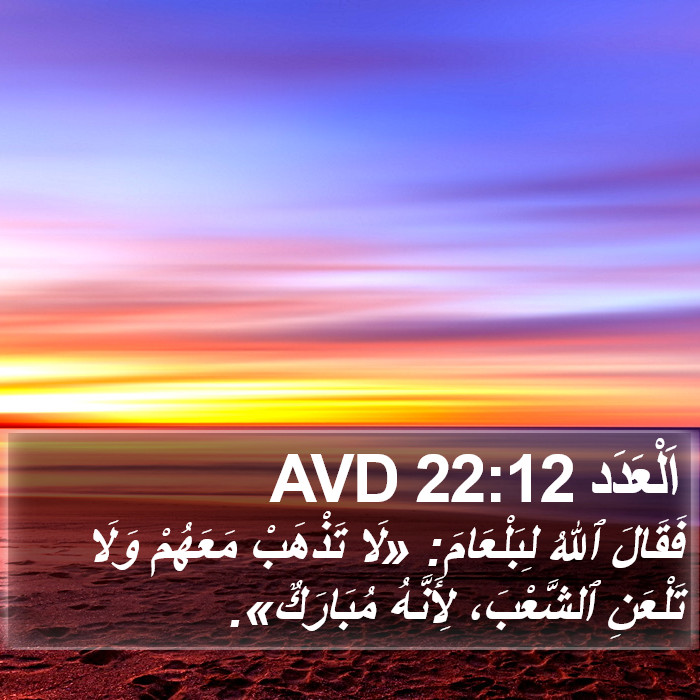 اَلْعَدَد 22:12 AVD Bible Study