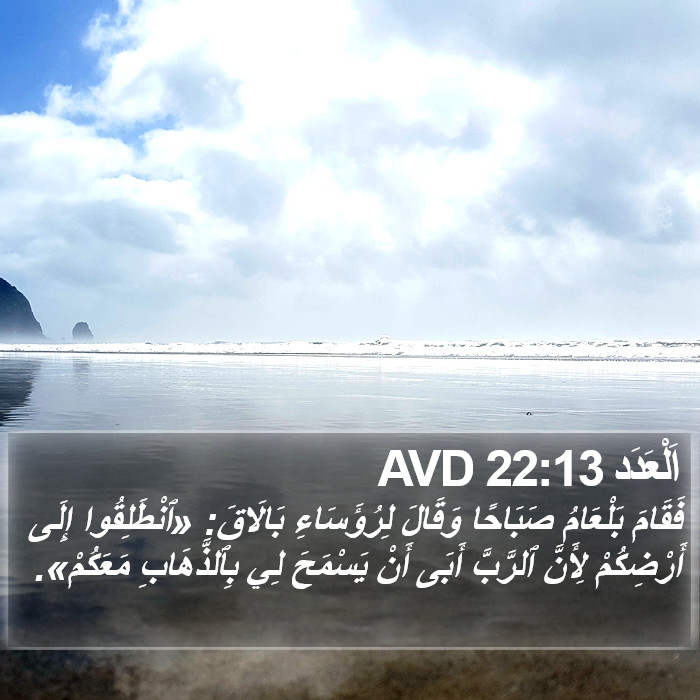 اَلْعَدَد 22:13 AVD Bible Study