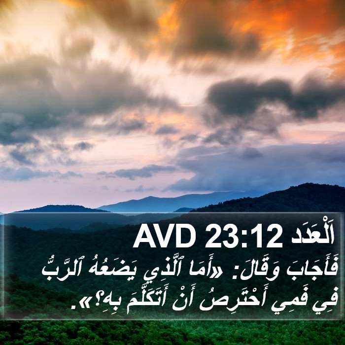 اَلْعَدَد 23:12 AVD Bible Study