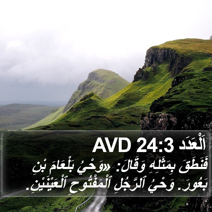 اَلْعَدَد 24:3 AVD Bible Study