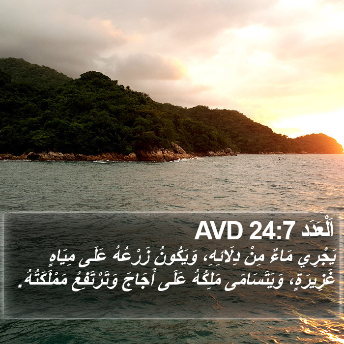 اَلْعَدَد 24:7 AVD Bible Study