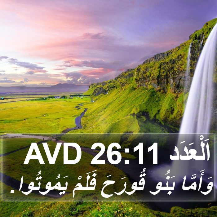 اَلْعَدَد 26:11 AVD Bible Study