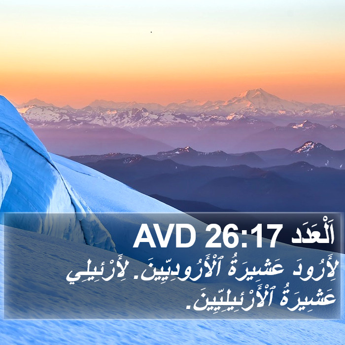 اَلْعَدَد 26:17 AVD Bible Study