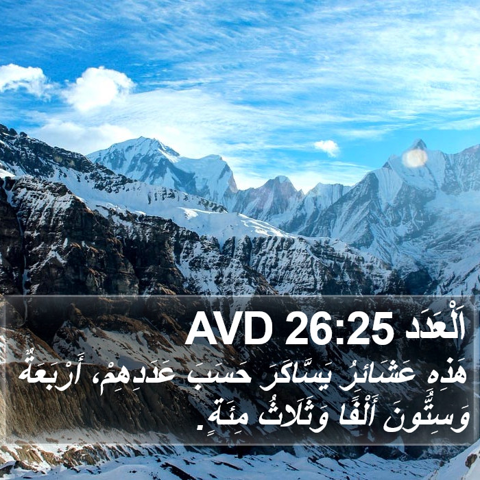 اَلْعَدَد 26:25 AVD Bible Study