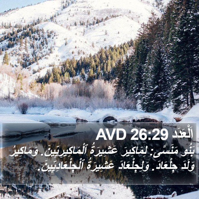 اَلْعَدَد 26:29 AVD Bible Study