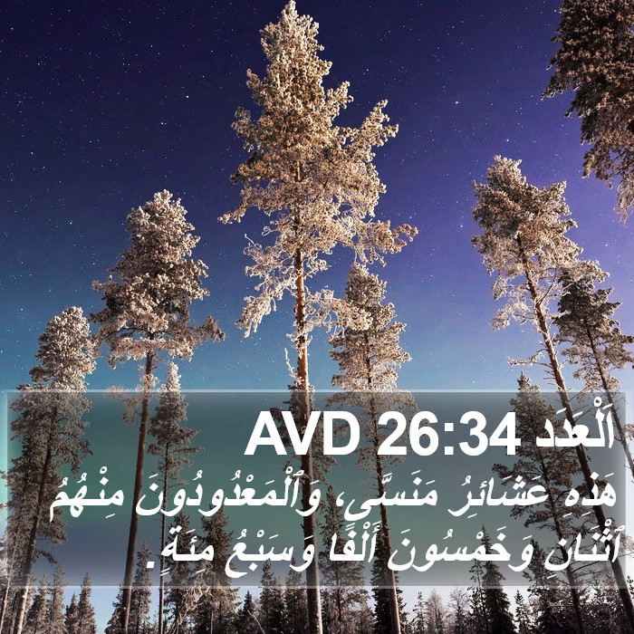 اَلْعَدَد 26:34 AVD Bible Study