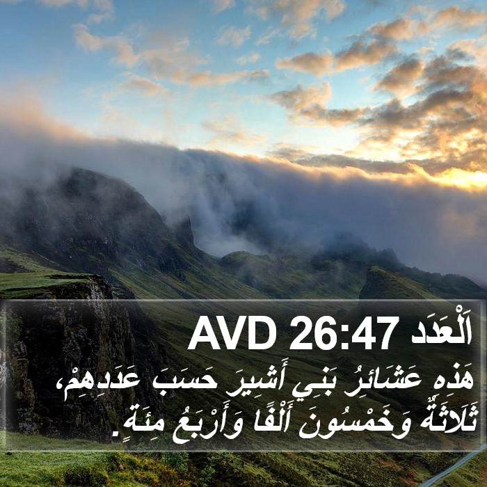 اَلْعَدَد 26:47 AVD Bible Study