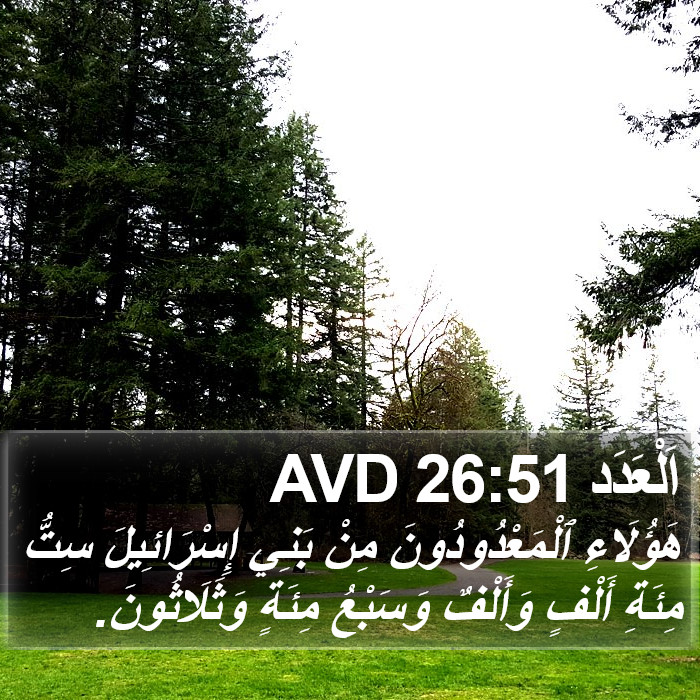 اَلْعَدَد 26:51 AVD Bible Study