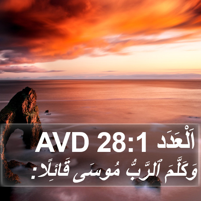 اَلْعَدَد 28:1 AVD Bible Study