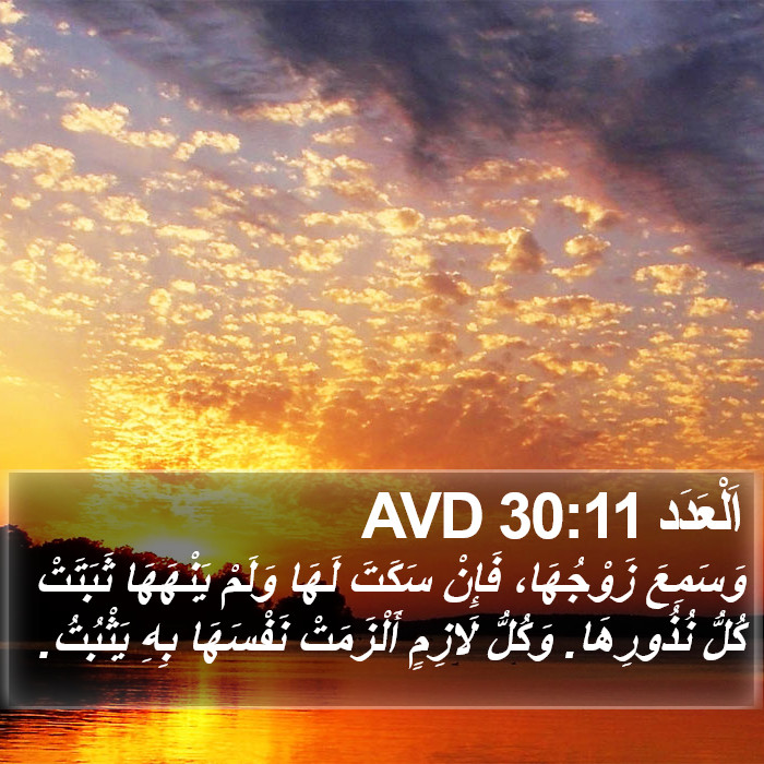 اَلْعَدَد 30:11 AVD Bible Study