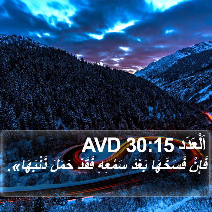 اَلْعَدَد 30:15 AVD Bible Study