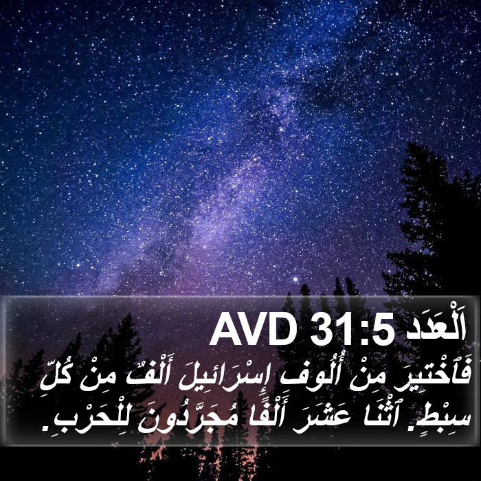 اَلْعَدَد 31:5 AVD Bible Study