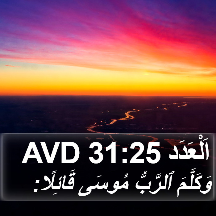 اَلْعَدَد 31:25 AVD Bible Study