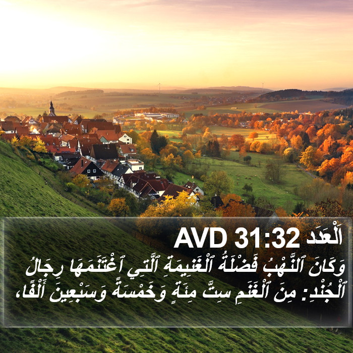 اَلْعَدَد 31:32 AVD Bible Study