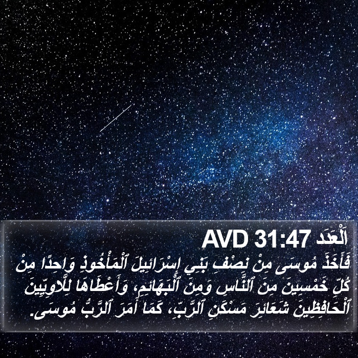 اَلْعَدَد 31:47 AVD Bible Study