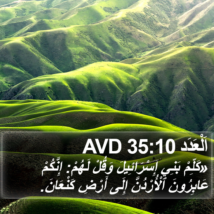 اَلْعَدَد 35:10 AVD Bible Study