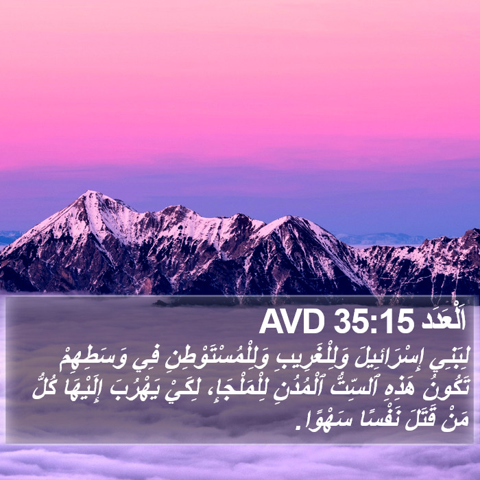 اَلْعَدَد 35:15 AVD Bible Study