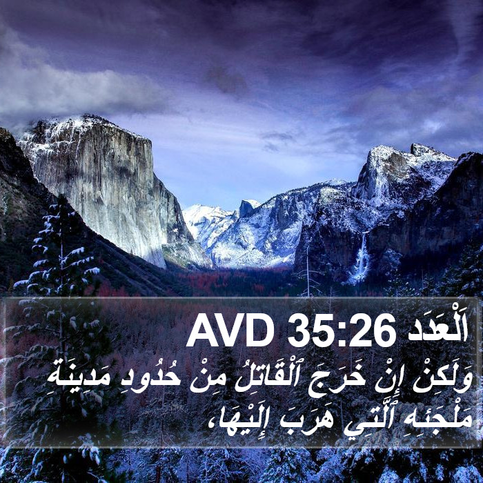 اَلْعَدَد 35:26 AVD Bible Study