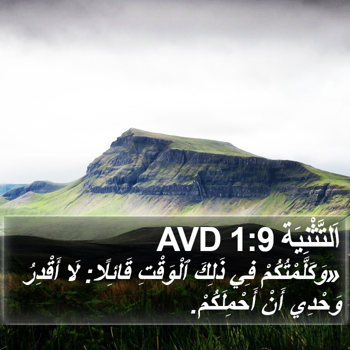 اَلتَّثْنِيَة 1:9 AVD Bible Study