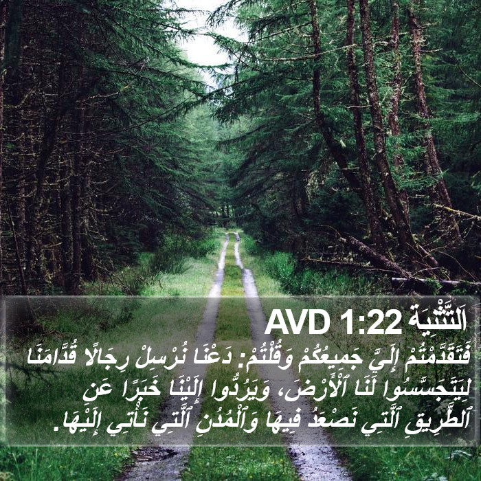 اَلتَّثْنِيَة 1:22 AVD Bible Study