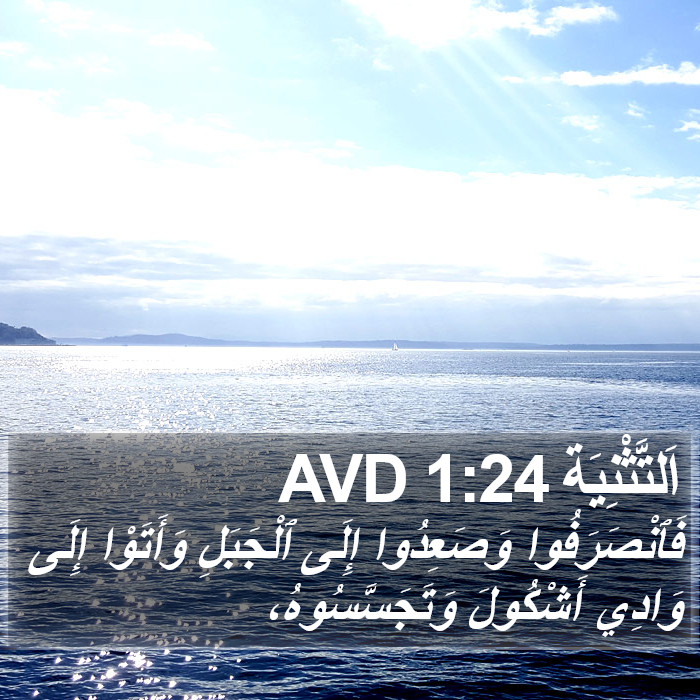 اَلتَّثْنِيَة 1:24 AVD Bible Study