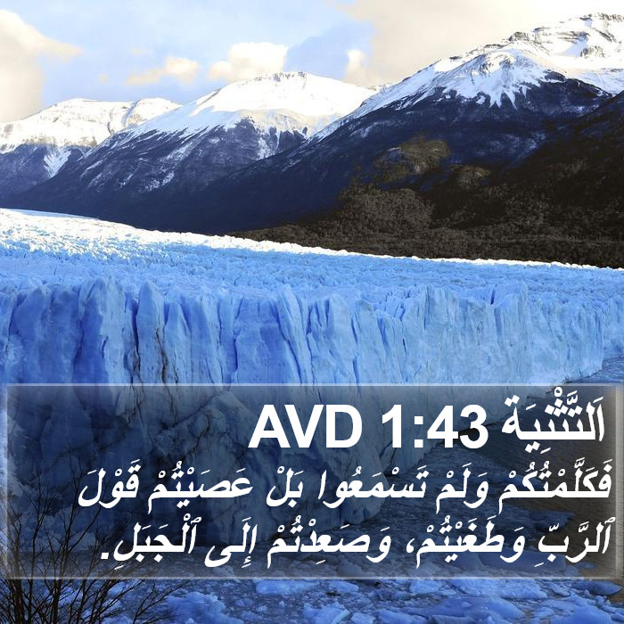 اَلتَّثْنِيَة 1:43 AVD Bible Study