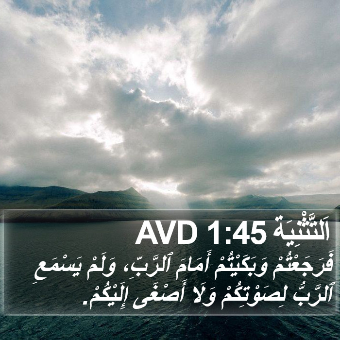 اَلتَّثْنِيَة 1:45 AVD Bible Study