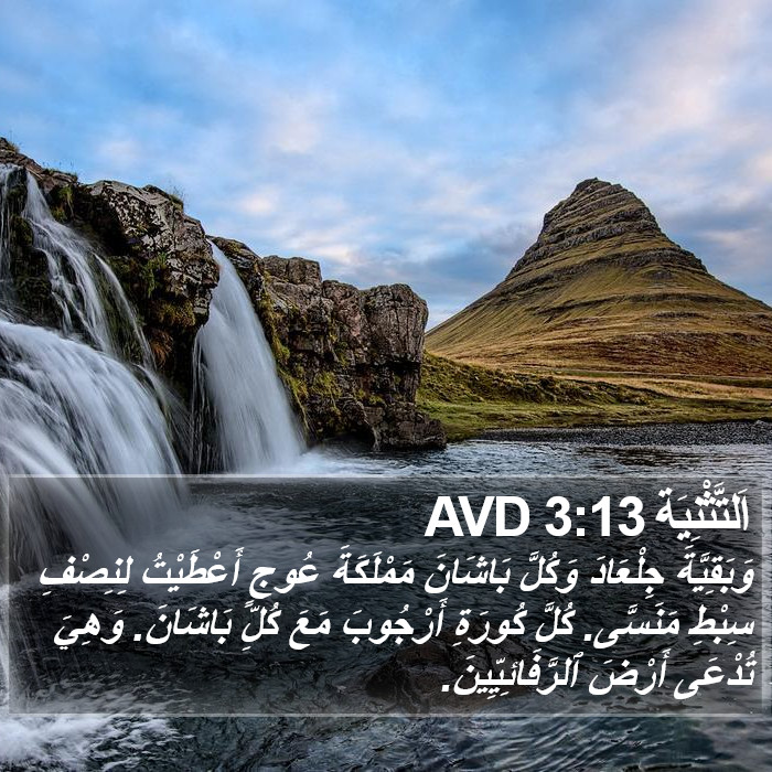 اَلتَّثْنِيَة 3:13 AVD Bible Study