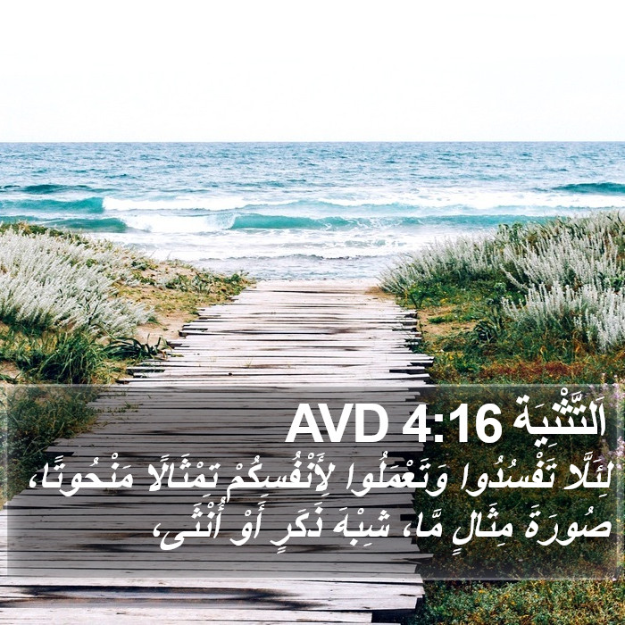 اَلتَّثْنِيَة 4:16 AVD Bible Study