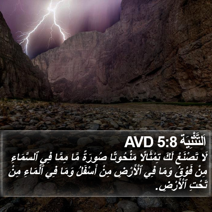 اَلتَّثْنِيَة 5:8 AVD Bible Study