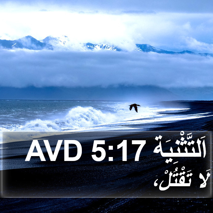 اَلتَّثْنِيَة 5:17 AVD Bible Study