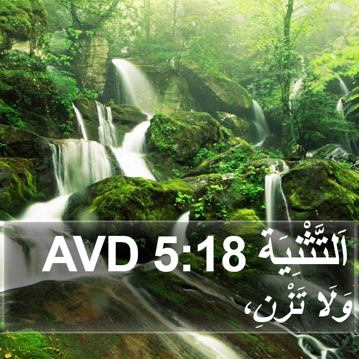 اَلتَّثْنِيَة 5:18 AVD Bible Study