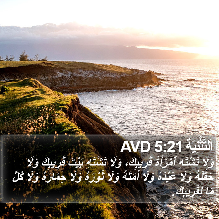 اَلتَّثْنِيَة 5:21 AVD Bible Study