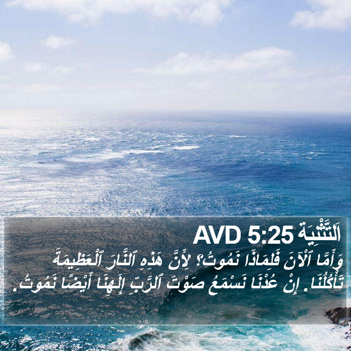 اَلتَّثْنِيَة 5:25 AVD Bible Study