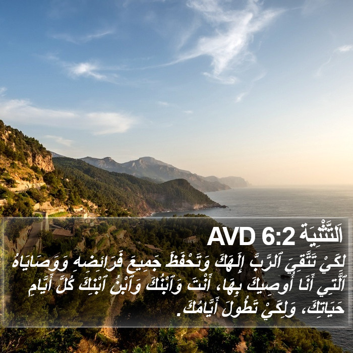 اَلتَّثْنِيَة 6:2 AVD Bible Study