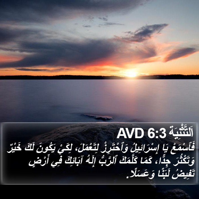 اَلتَّثْنِيَة 6:3 AVD Bible Study