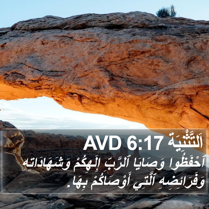 اَلتَّثْنِيَة 6:17 AVD Bible Study