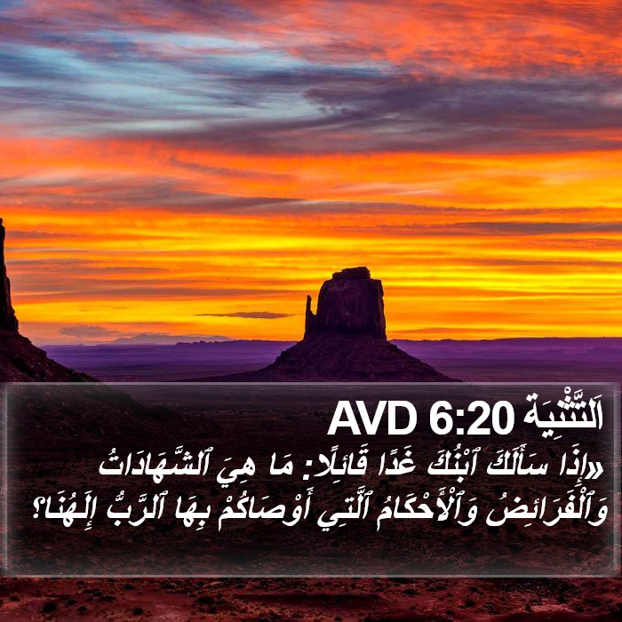 اَلتَّثْنِيَة 6:20 AVD Bible Study