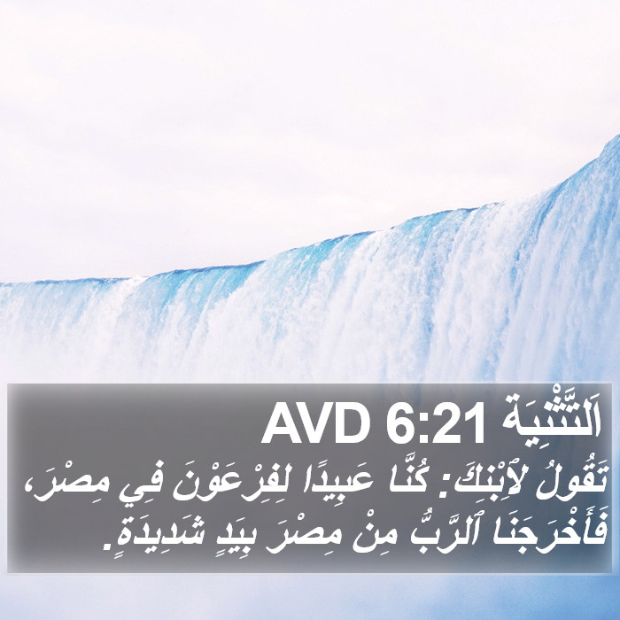 اَلتَّثْنِيَة 6:21 AVD Bible Study