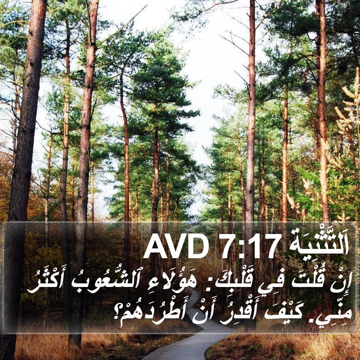 اَلتَّثْنِيَة 7:17 AVD Bible Study