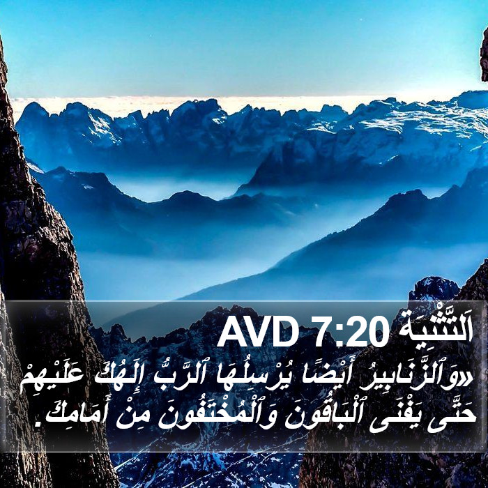 اَلتَّثْنِيَة 7:20 AVD Bible Study