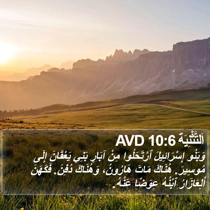 اَلتَّثْنِيَة 10:6 AVD Bible Study