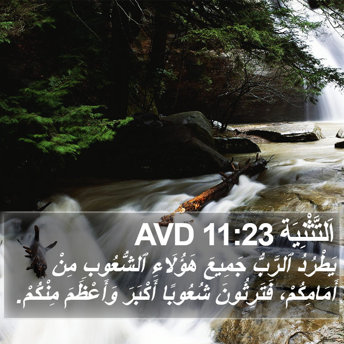 اَلتَّثْنِيَة 11:23 AVD Bible Study