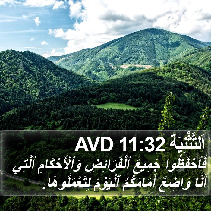 اَلتَّثْنِيَة 11:32 AVD Bible Study
