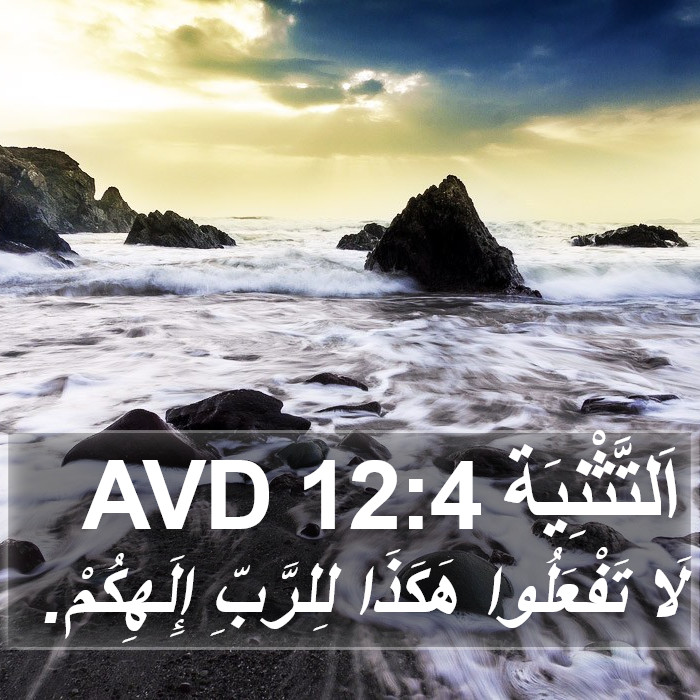 اَلتَّثْنِيَة 12:4 AVD Bible Study