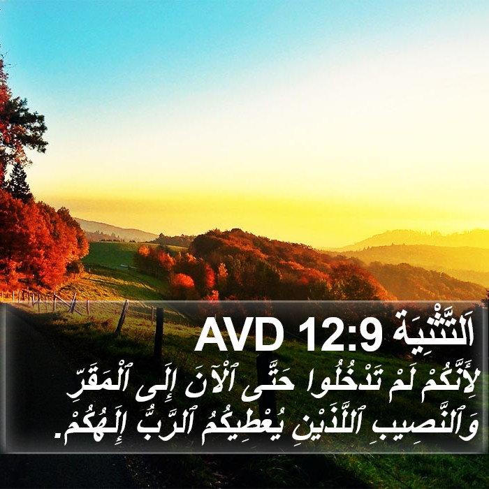 اَلتَّثْنِيَة 12:9 AVD Bible Study
