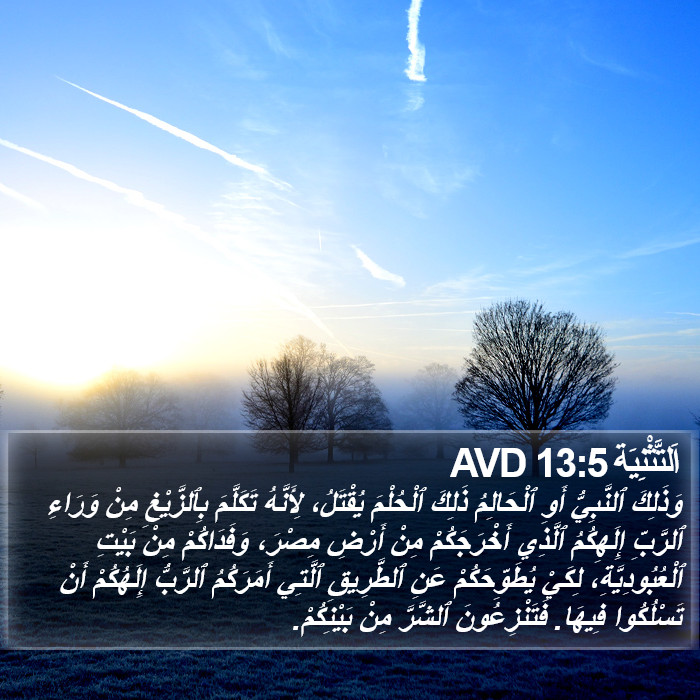 اَلتَّثْنِيَة 13:5 AVD Bible Study