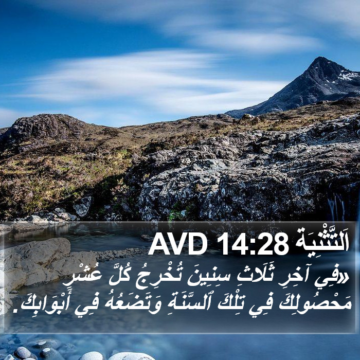 اَلتَّثْنِيَة 14:28 AVD Bible Study