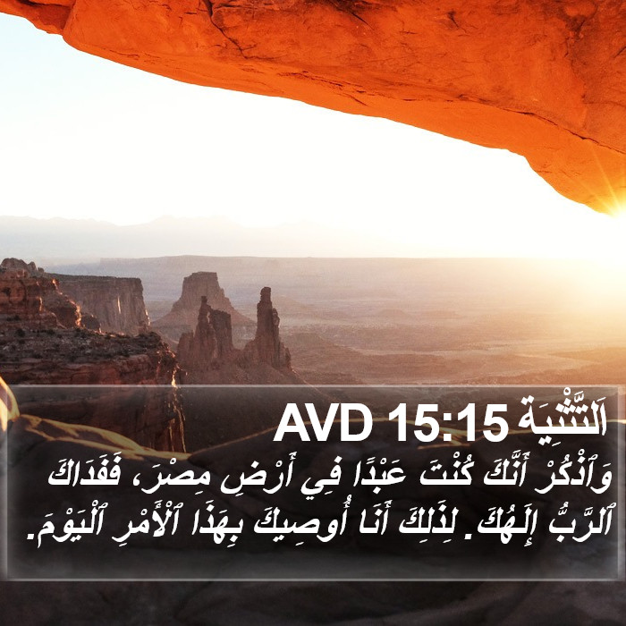 اَلتَّثْنِيَة 15:15 AVD Bible Study