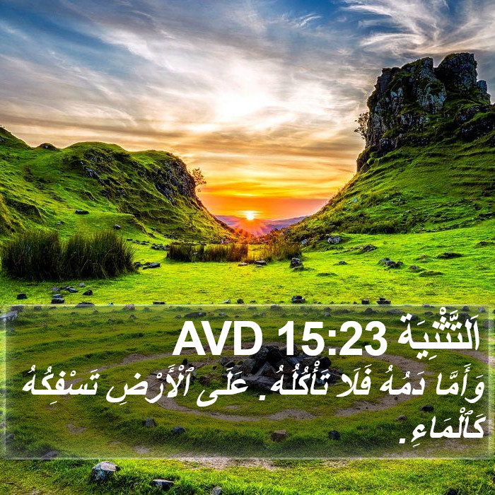 اَلتَّثْنِيَة 15:23 AVD Bible Study